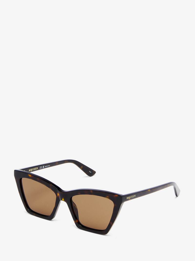 Alexander McQueen Spike Geometric Cat-eye Sunglasses outlook