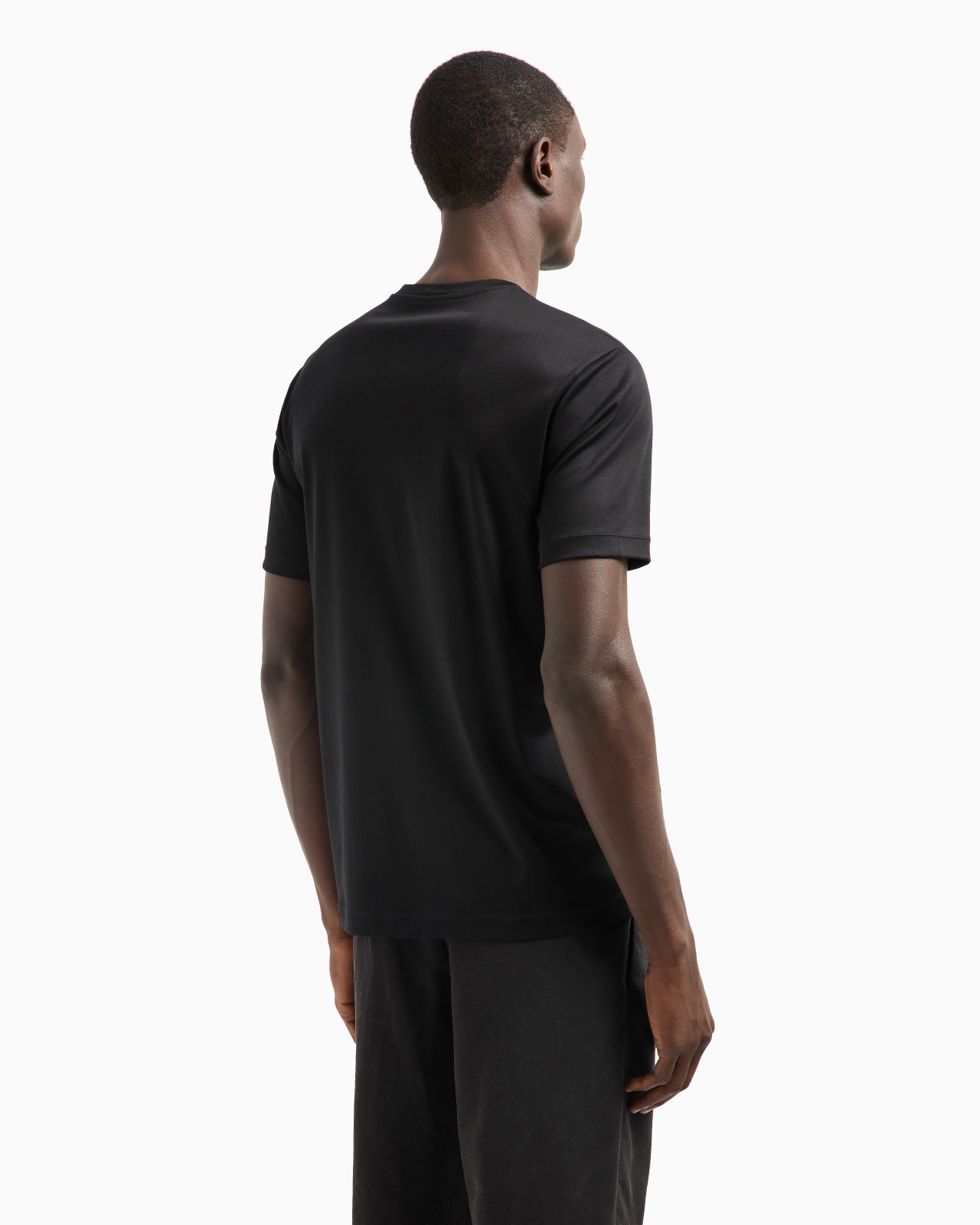 COTTON-INTERLOCK T-SHIRT WITH EMBROIDERED LOGO - 3