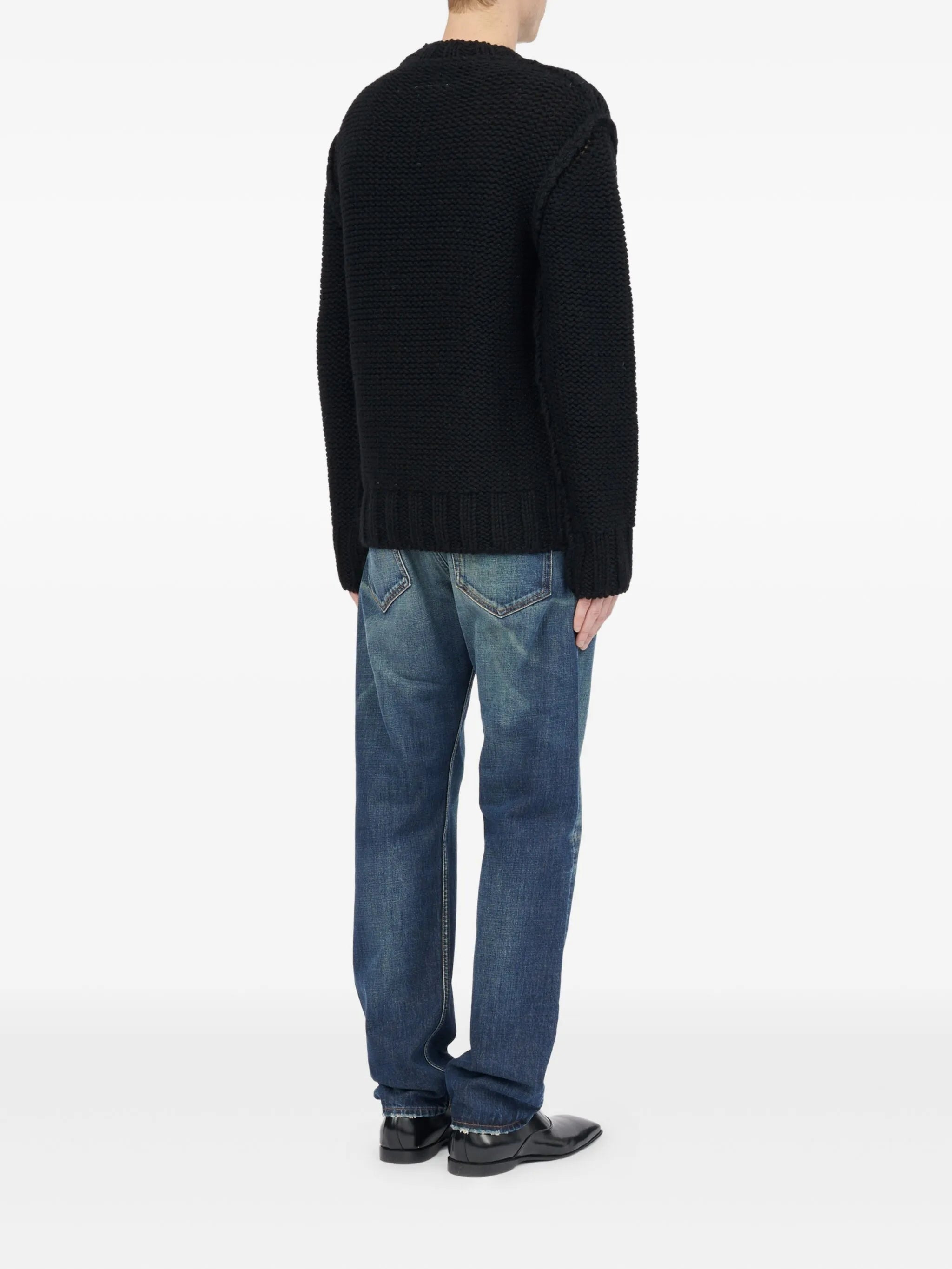 Mm6 Maison Margiela Textured Knit Sweater - 3