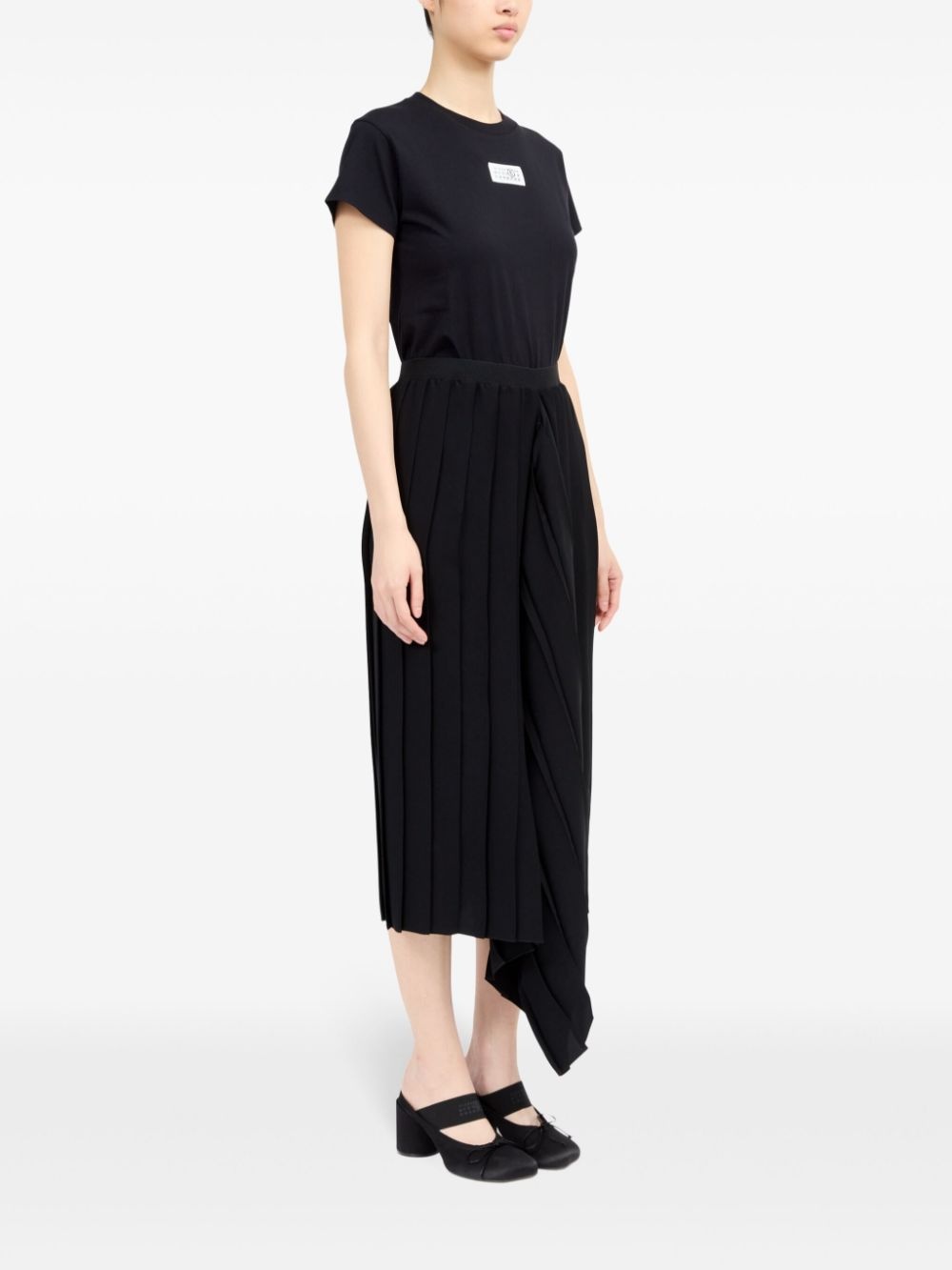 pleated midi skirt - 3