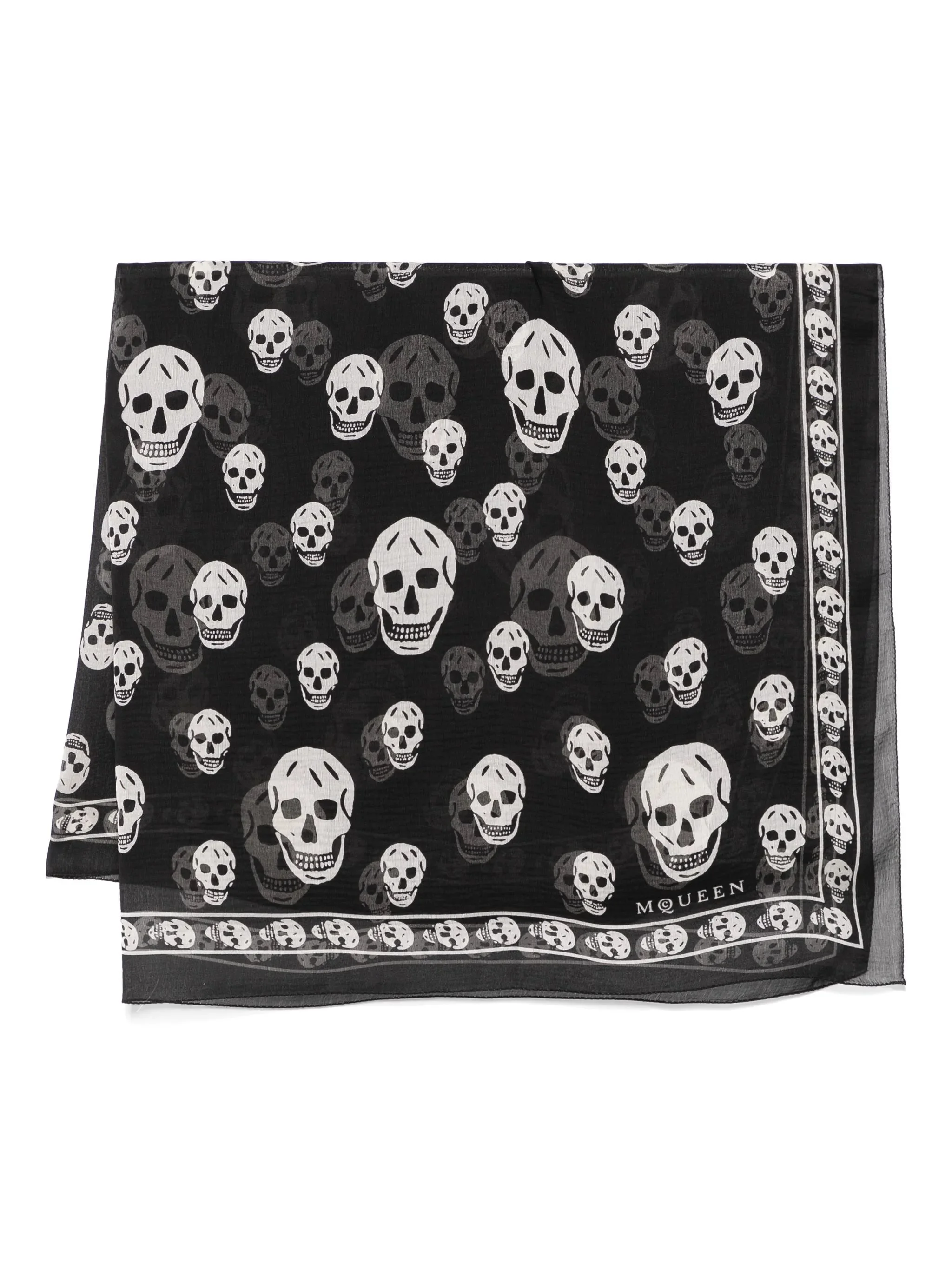 Alexander Mcqueen Skull-print Scarf - 1