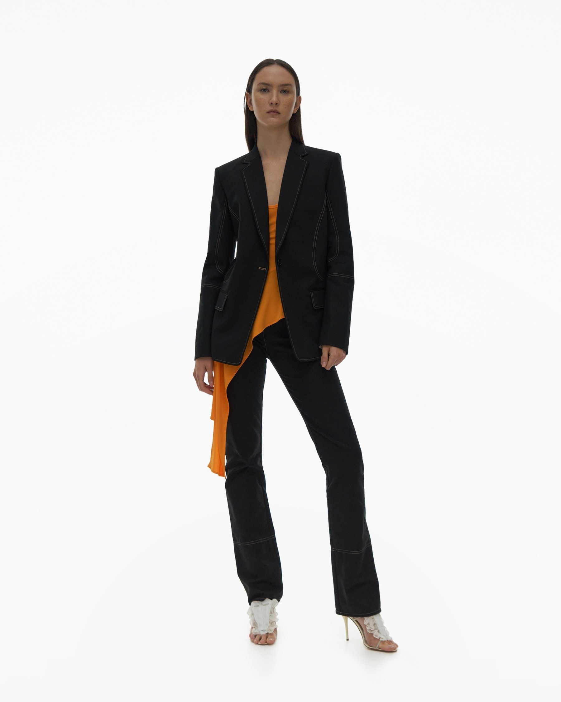 STRETCH COTTON BLAZER - 8