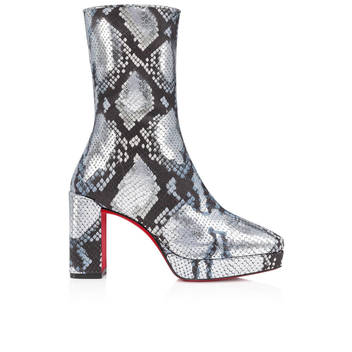 Janetta - Low Boots - Calf Leather - Black - Christian Louboutin