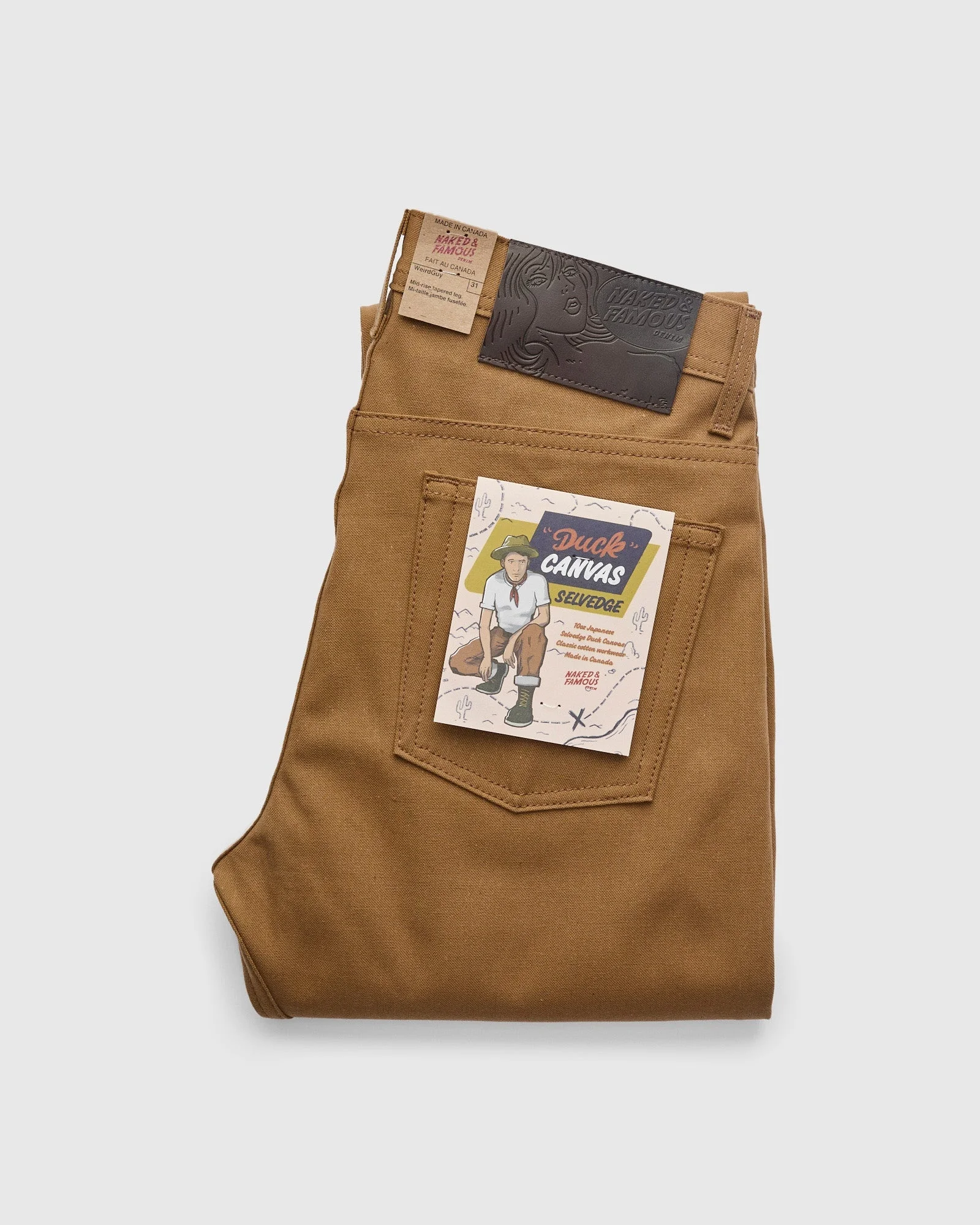 10oz Selvedge Duck Canvas - Weird Guy Fit - 1