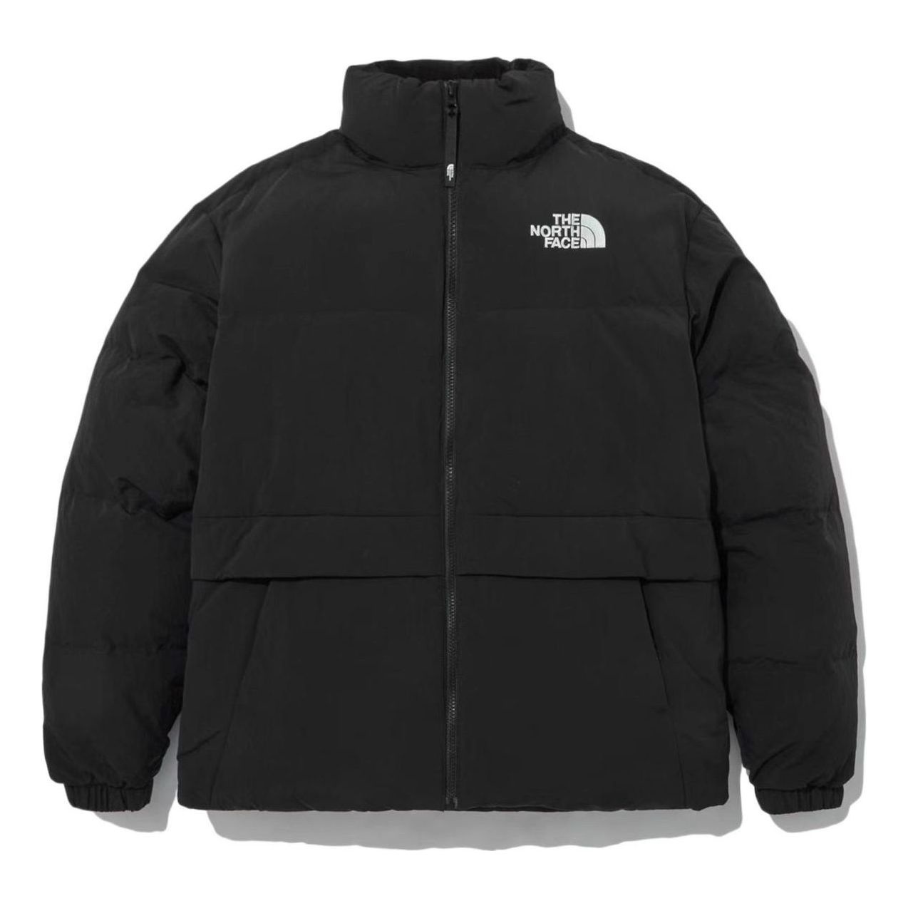 THE NORTH FACE FW22 Logo Puffer Down Jacket 'Black' NJ1DN59J - 1