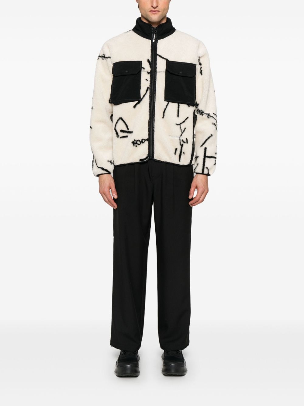 Map Key Boa jacket - 2