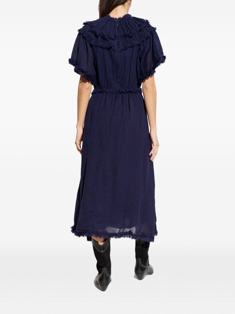 Ayan ruffled fringed dress 4