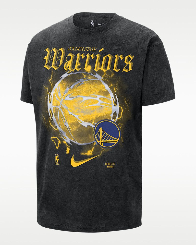 Golden State Warriors Courtside "Halloween" Men's Nike NBA Max90 T-Shirt 1