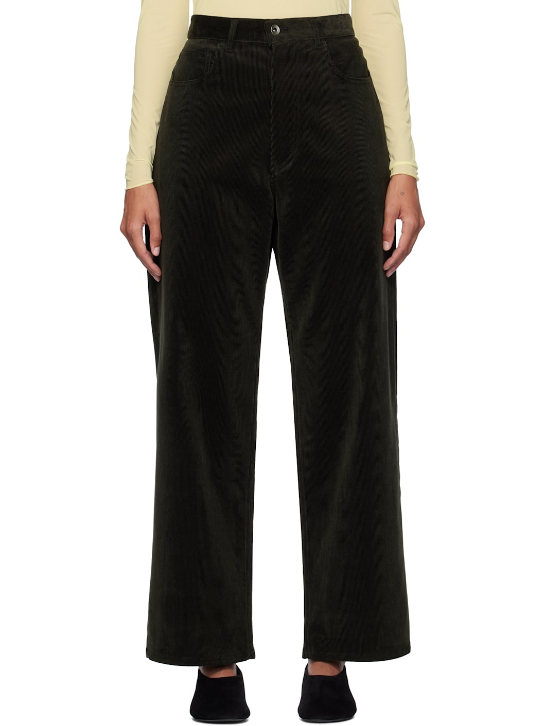 Brown Finx Corduroy Trousers - 1