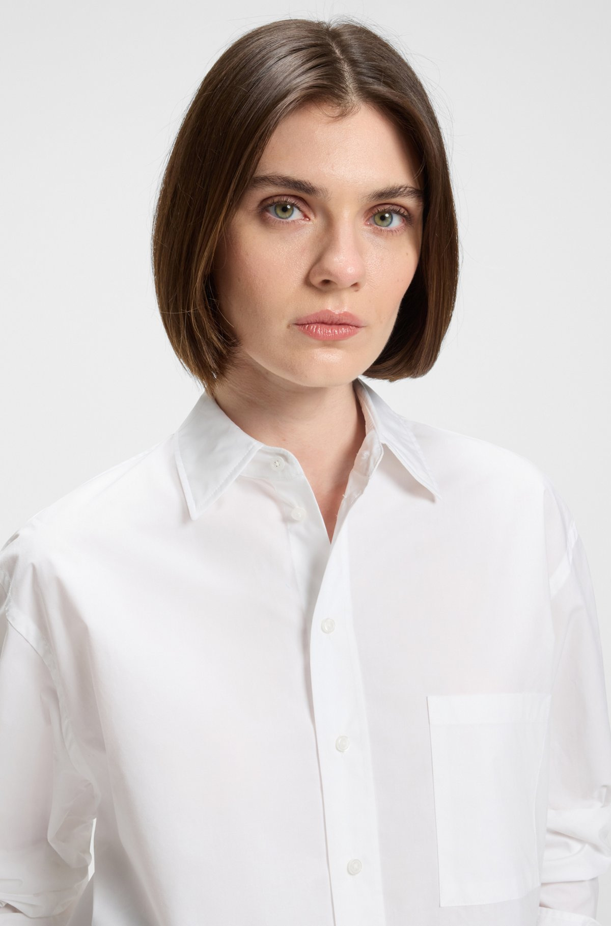 OVERSIZE-FIT BLOUSE IN COTTON - 4