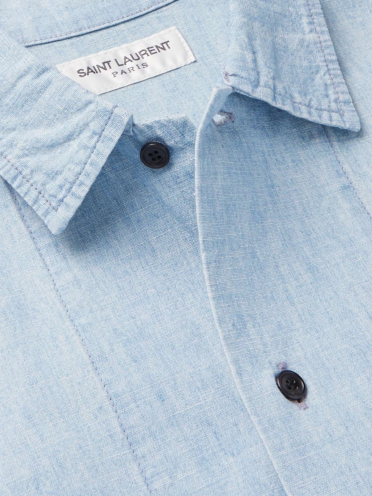 Cotton-Chambray Shirt - 5