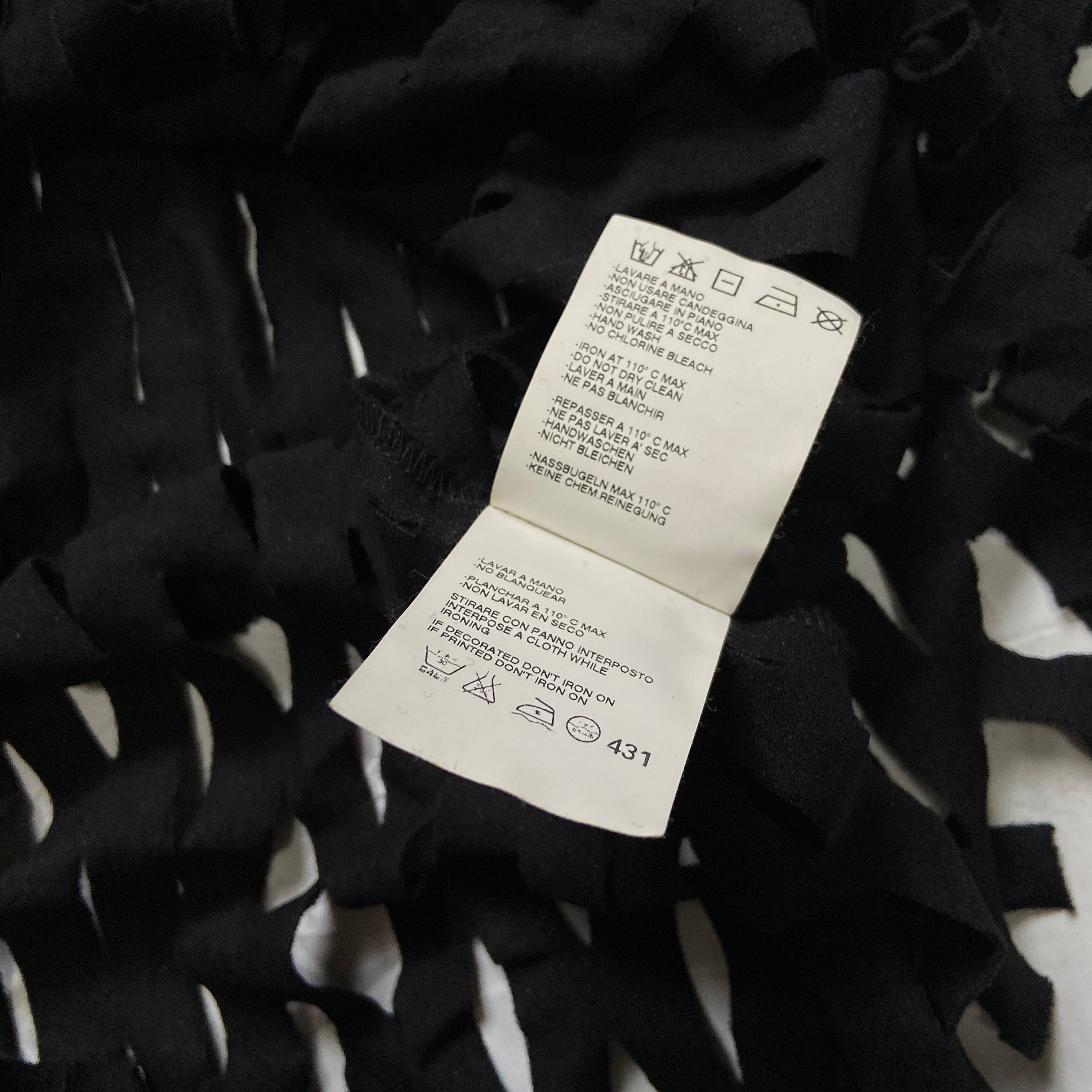 Maison Martin Margiela BWNT ss09 laser cut tank 48 - 13