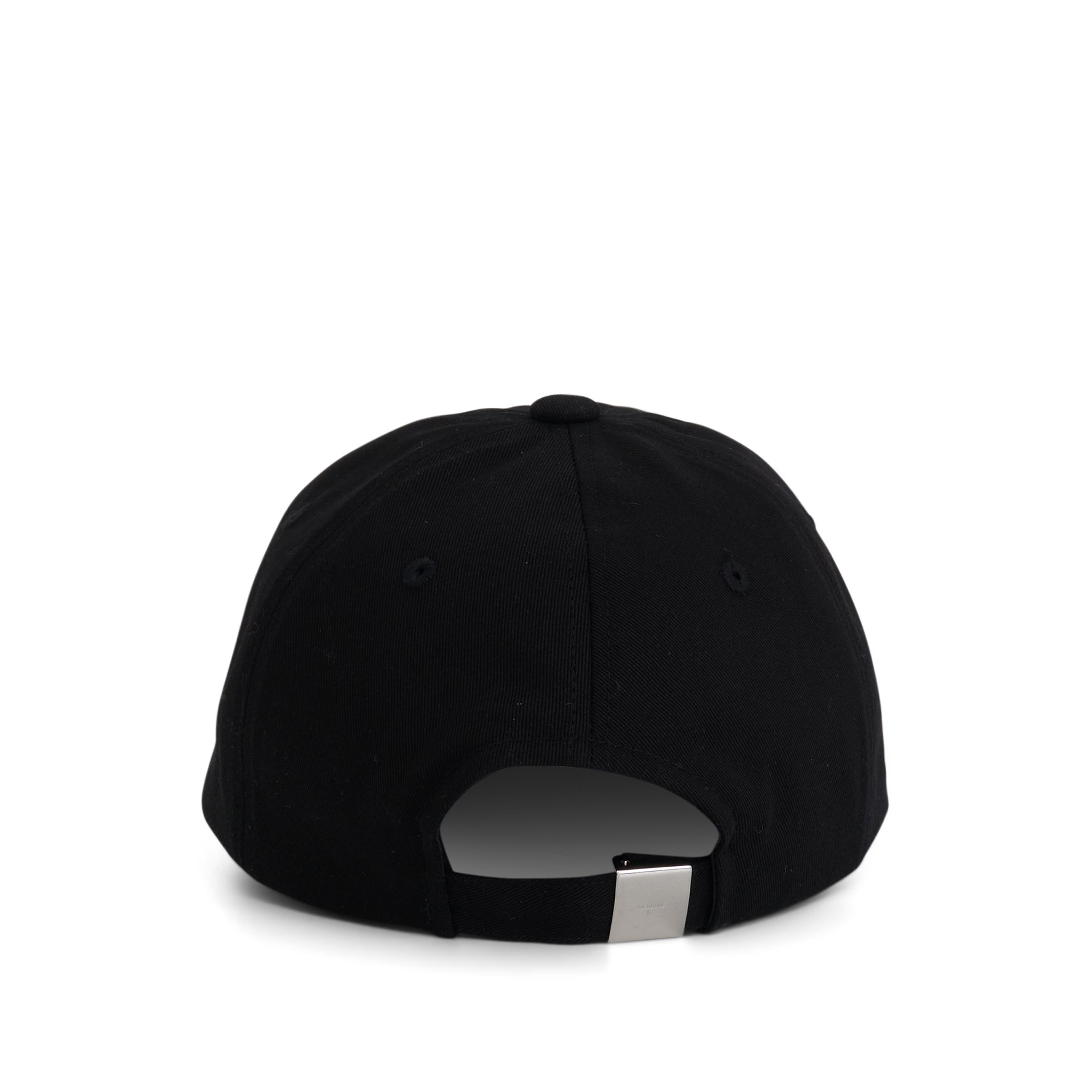 Basic 1506 Logo Cap in Black - 3