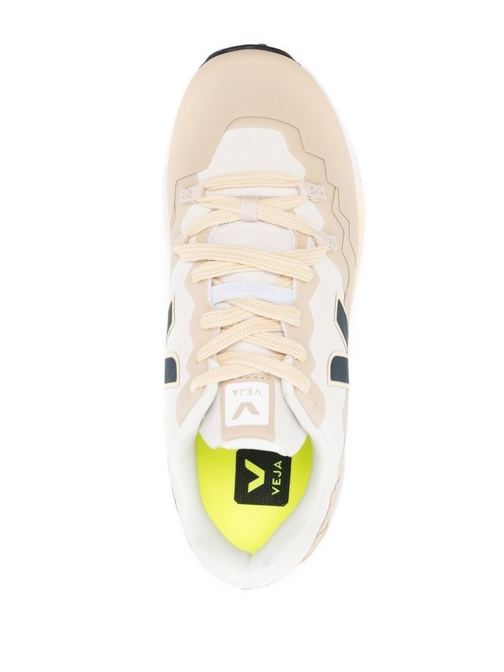 mountain-panelled low-top sneakers - 4