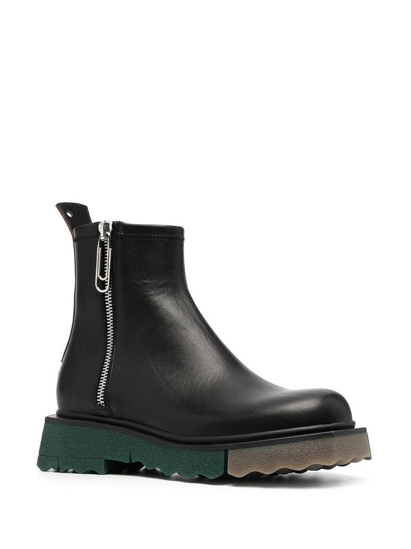 Off-White panelled-sole ankle boots outlook