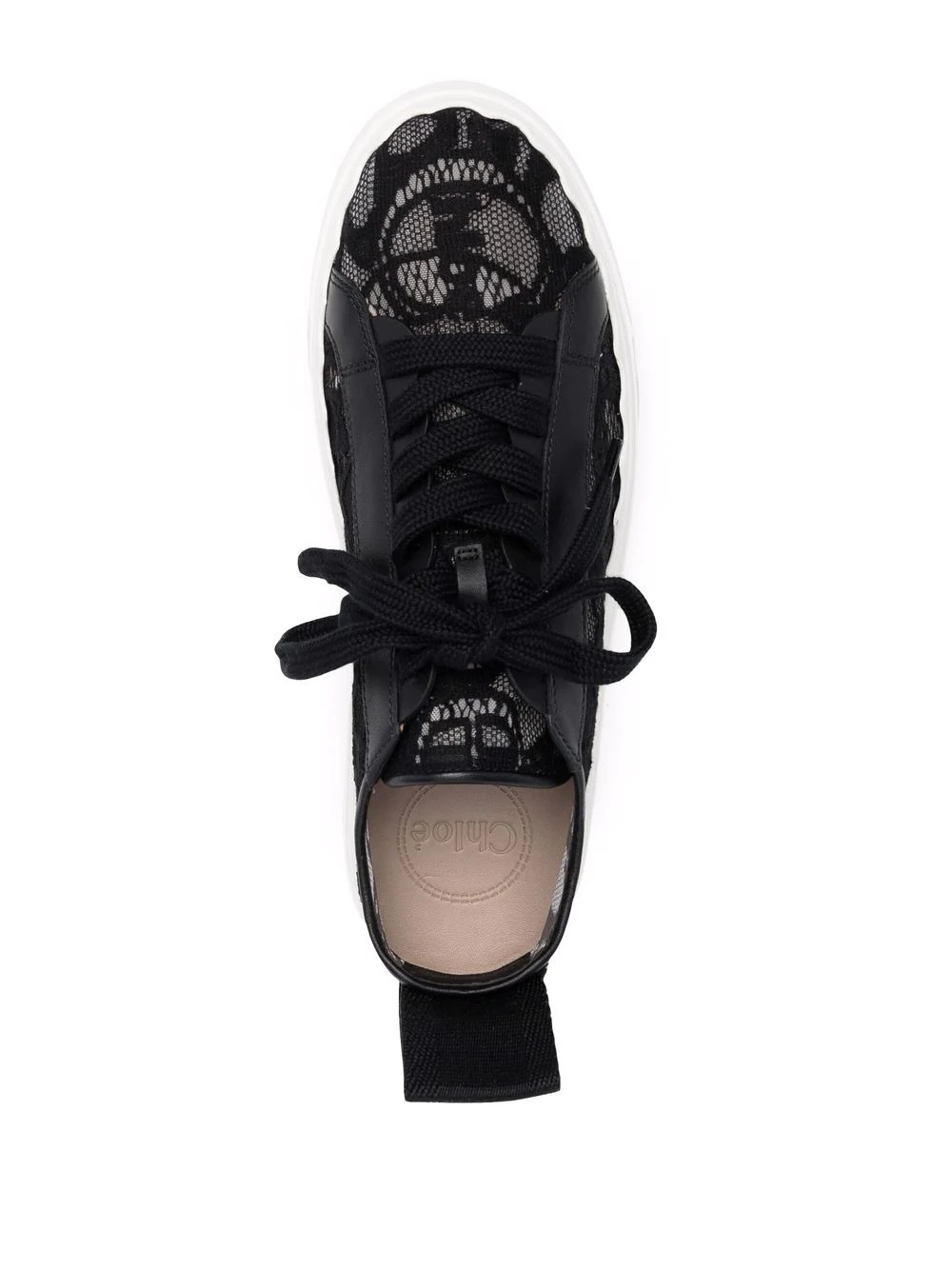 Lauren lace low-top sneakers - 4