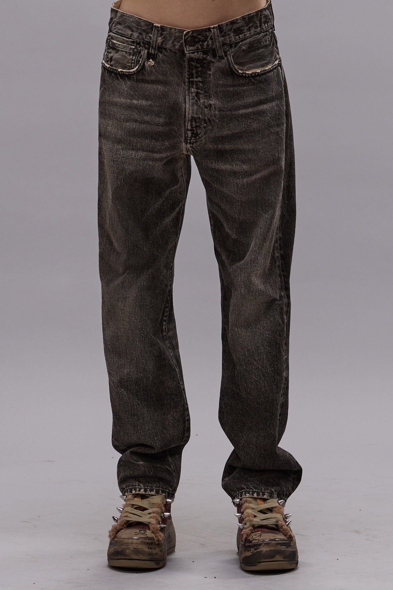 BOYFRIEND JEAN - MUD GREY - R13 - 4