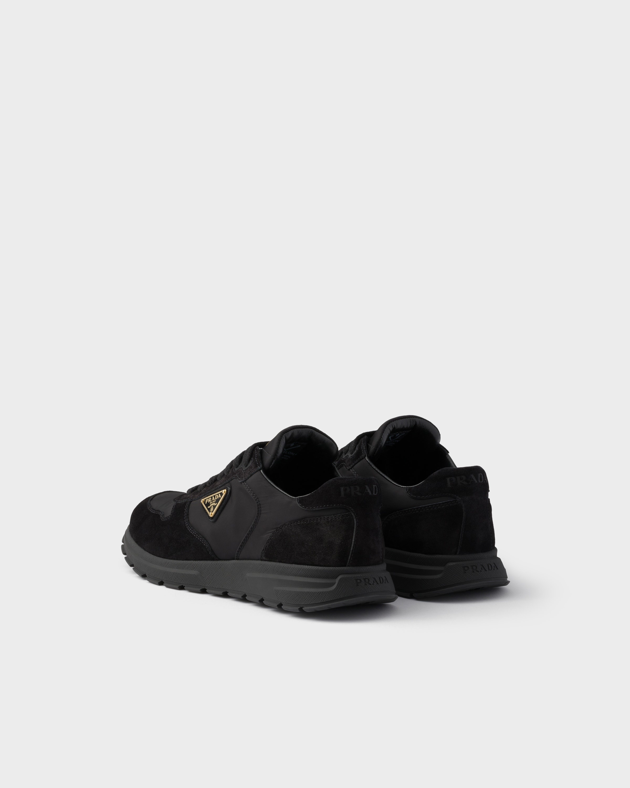 Prax 2.0 Re-Nylon and suede sneakers - 4