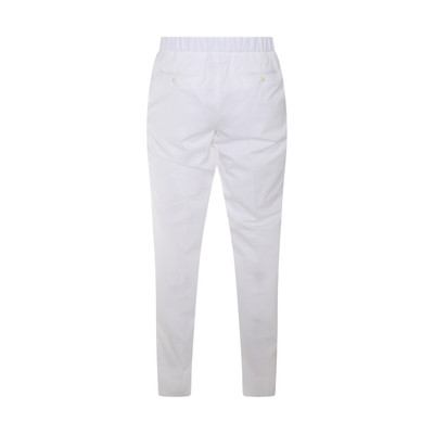 Brioni white cotton pants outlook