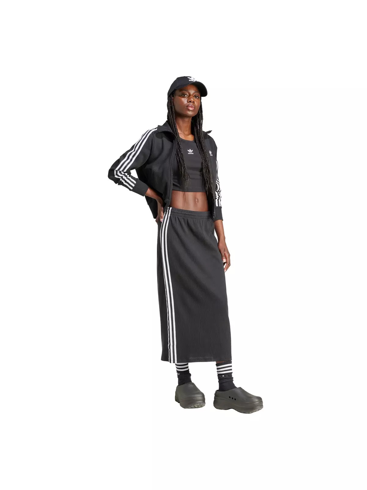 Women's Originals Adicolor Knit Skirt - Black - 5