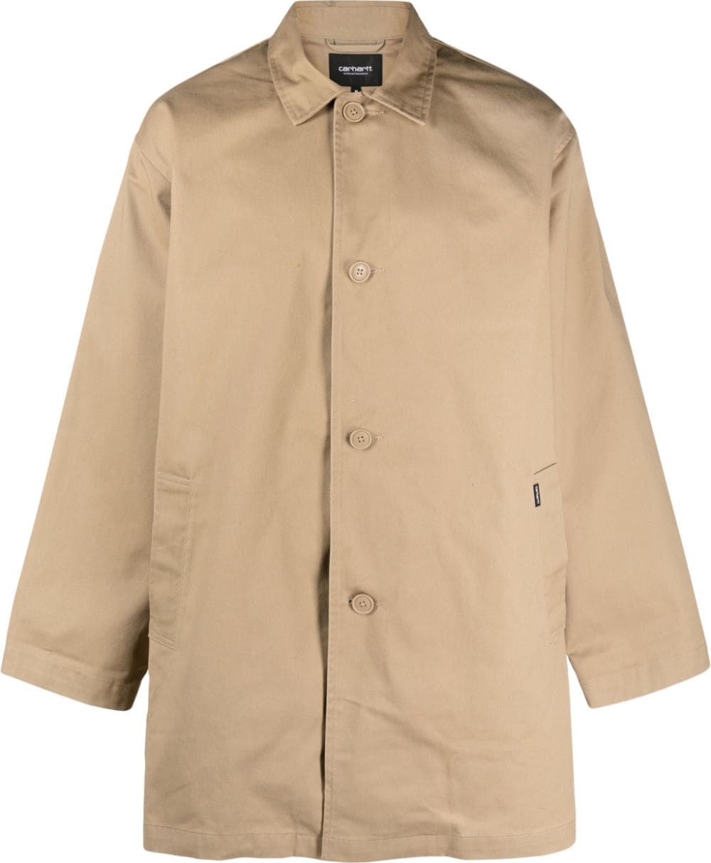 Carhartt Newhaven single-breasted coat, farfetch