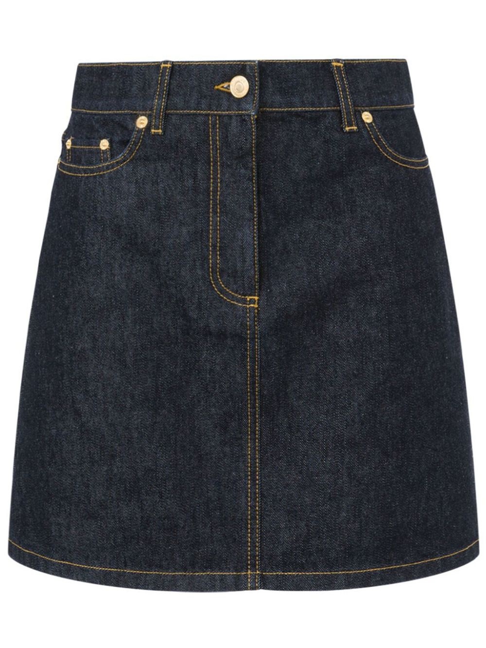 denim mini skirt - 1