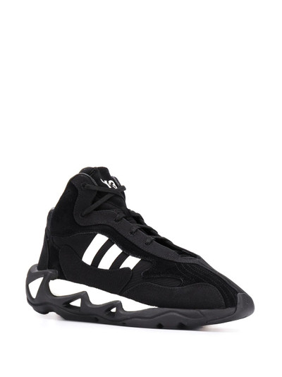 Y-3 side stripe sneakers outlook