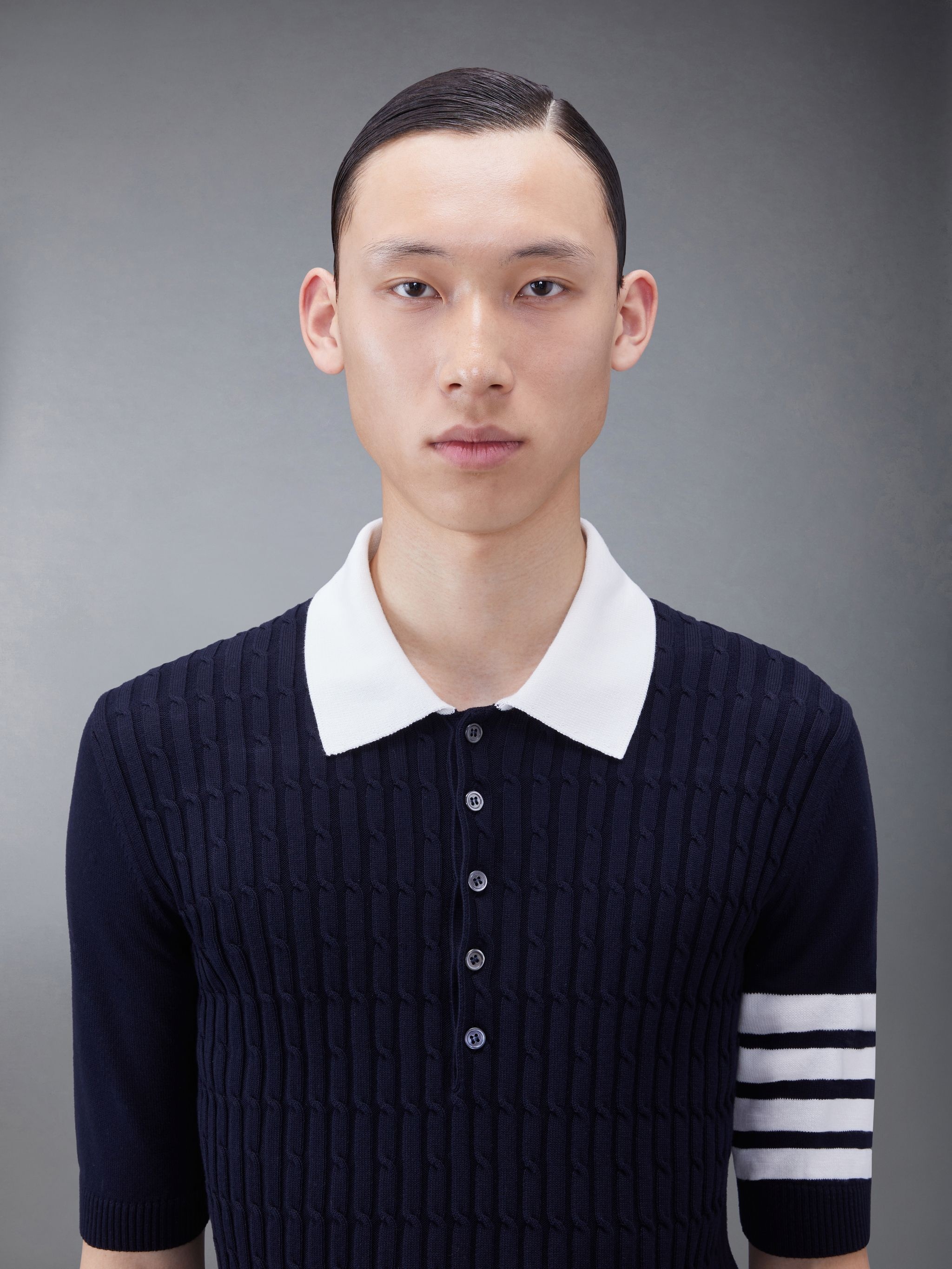 4-bar stripe polo shirt - 5