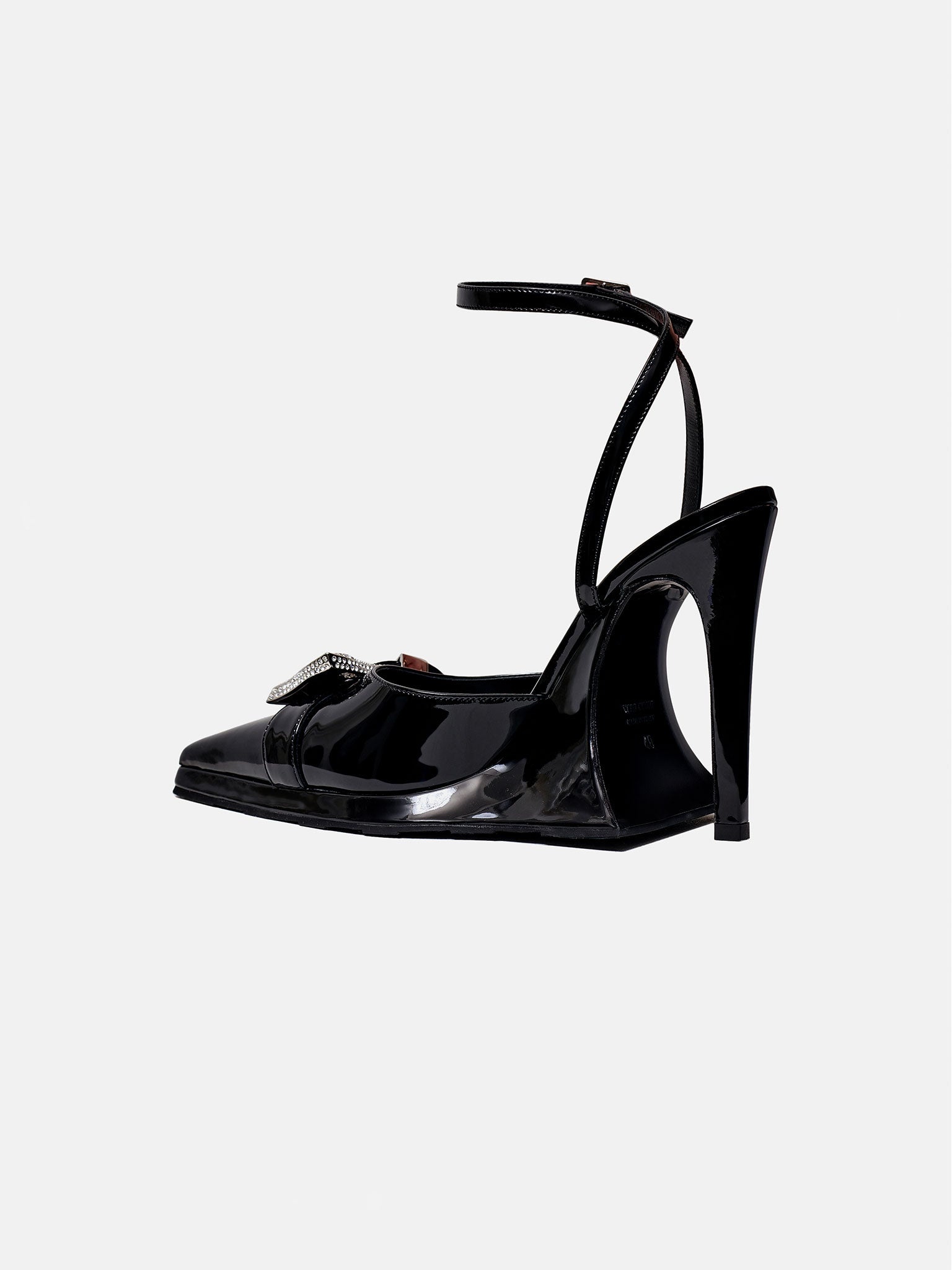 CRUELLA SHOES PATENT LEATHER BLACK - 3
