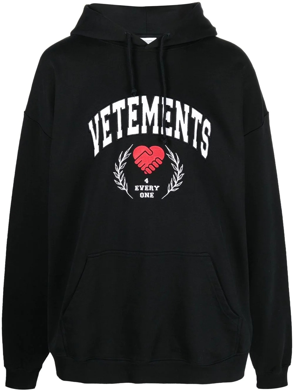 logo-print pullover hoodie - 1