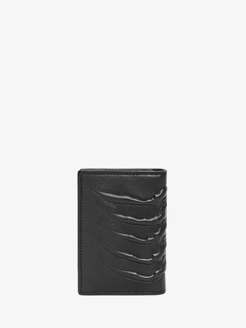 Rib Cage Pocket Organiser in Black - 3