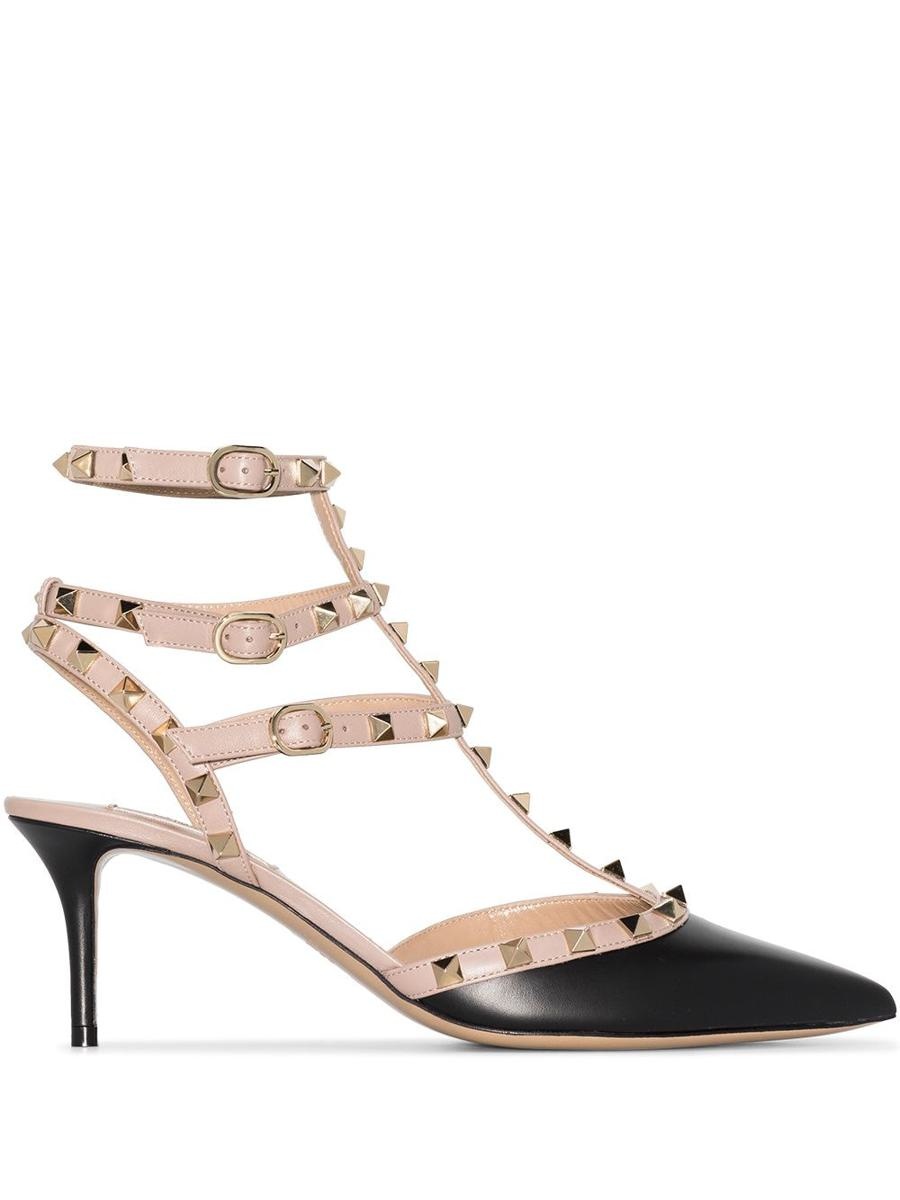 VALENTINO GARAVANI ROCKSTDU LEATHER PUMPS - 1