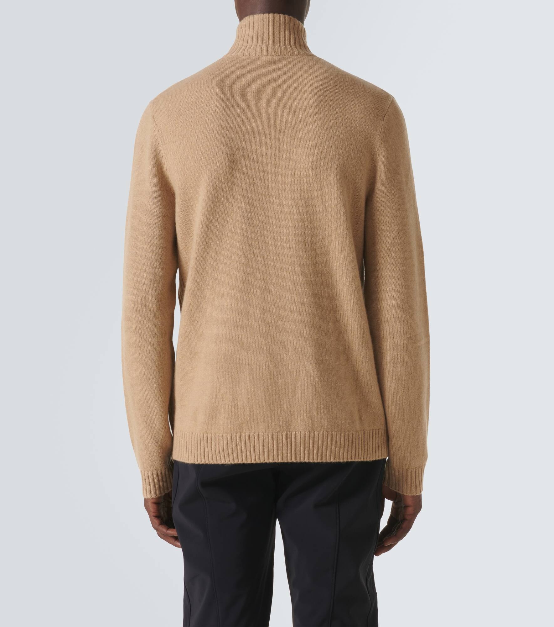 Dexter wool and cashmere zip-up sweater - 4