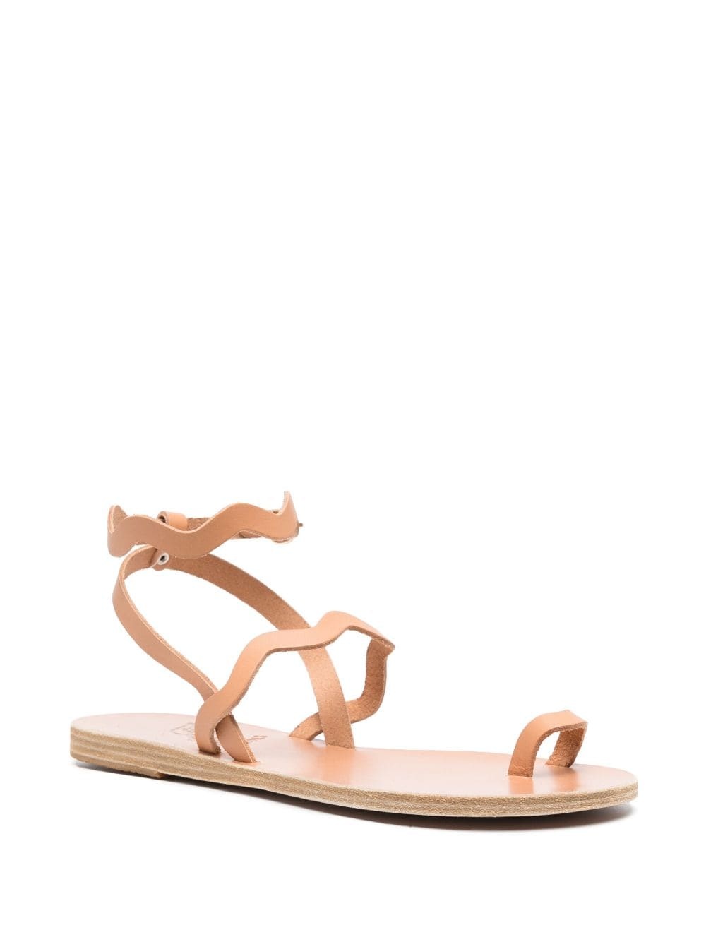 Elounda flat leather sandals - 2