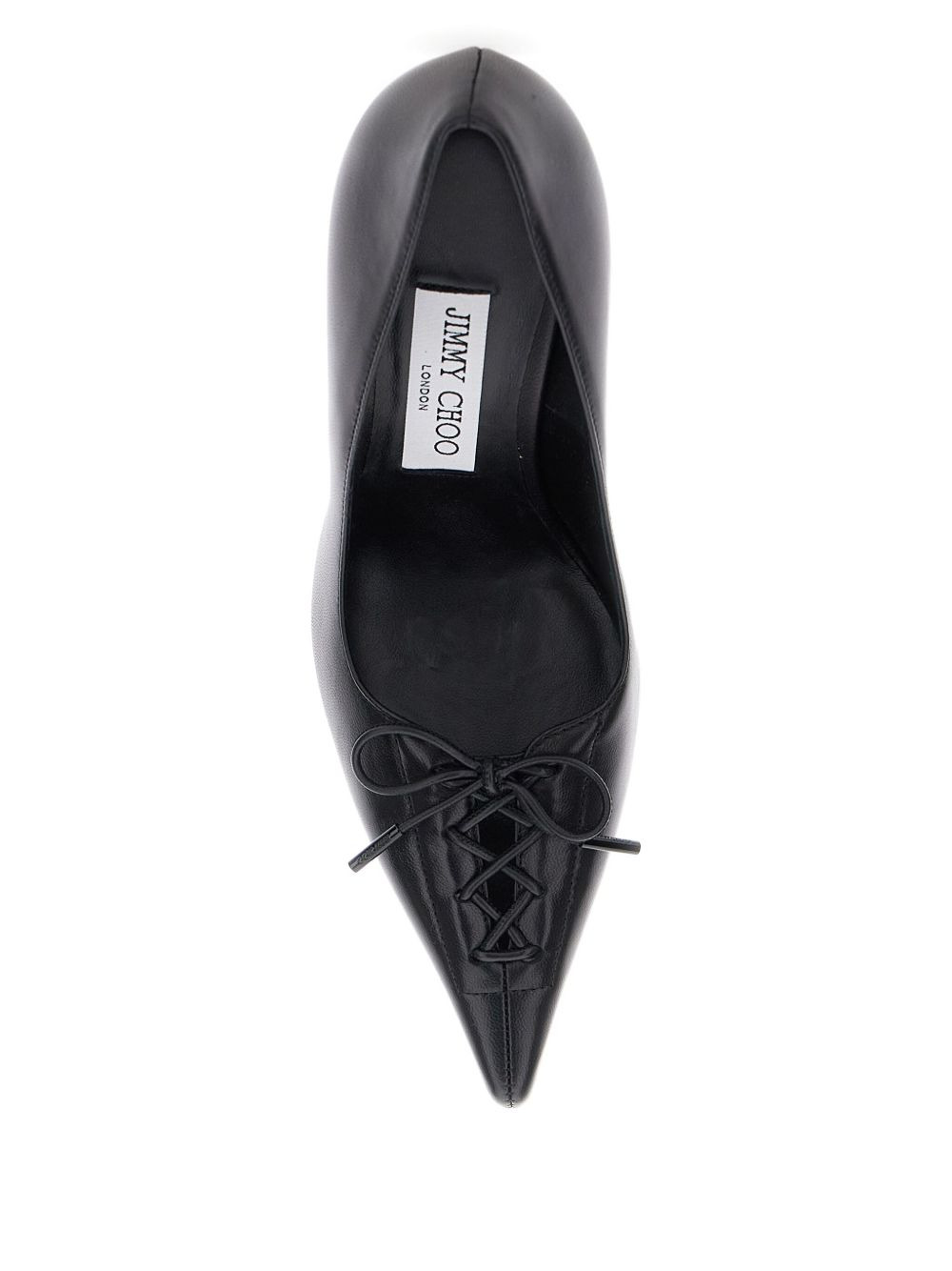 95mm Scarlet lace-up pumps - 3