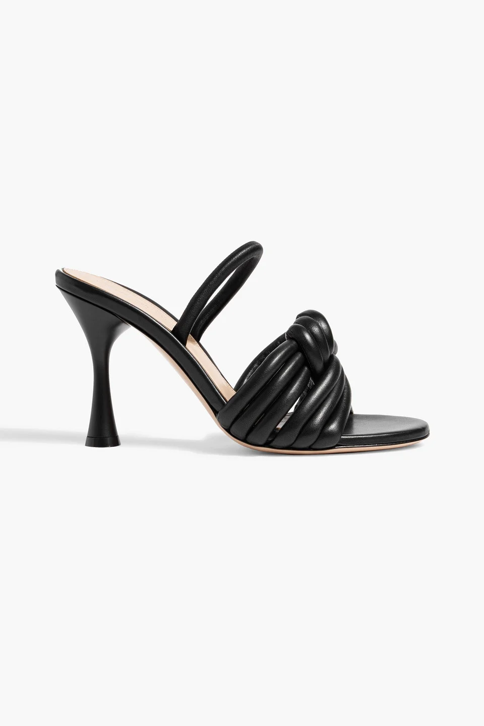 Ottavia twisted leather mules - 1