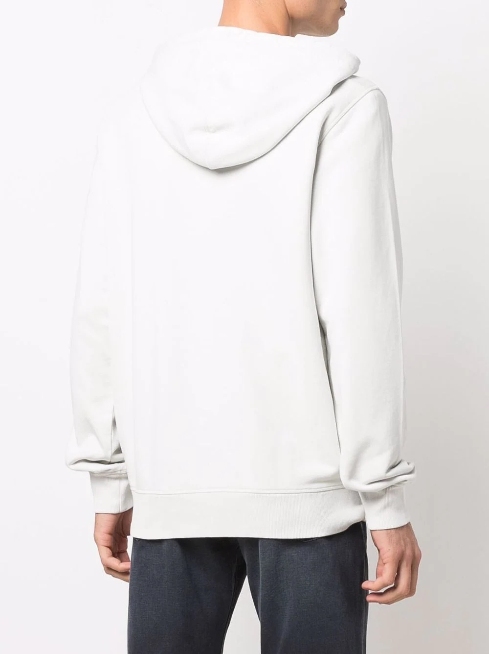 zip-up cotton hoodie - 4