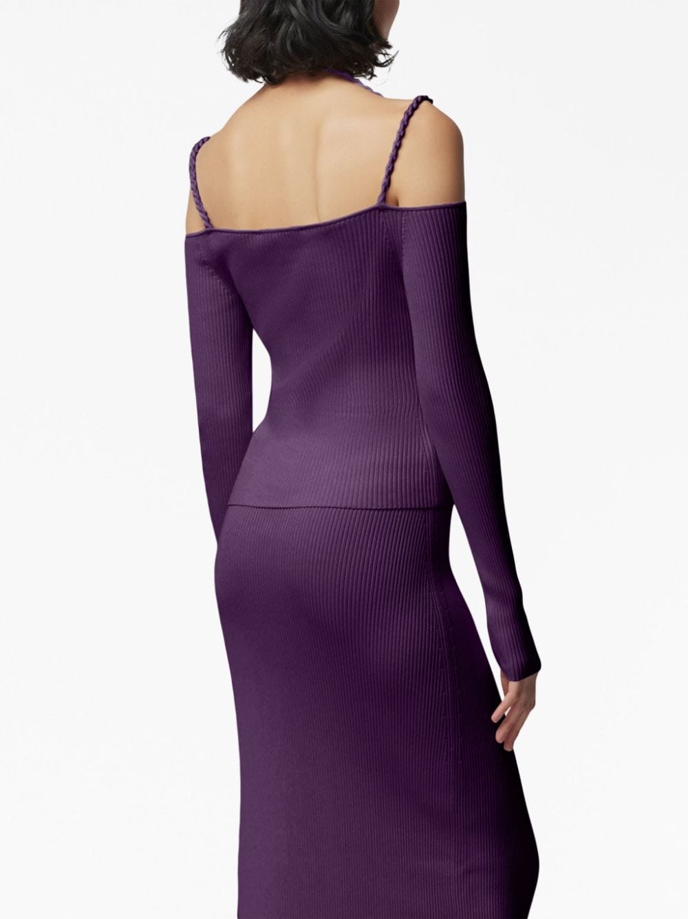 Odin cut-out ribbed-knit top - 4