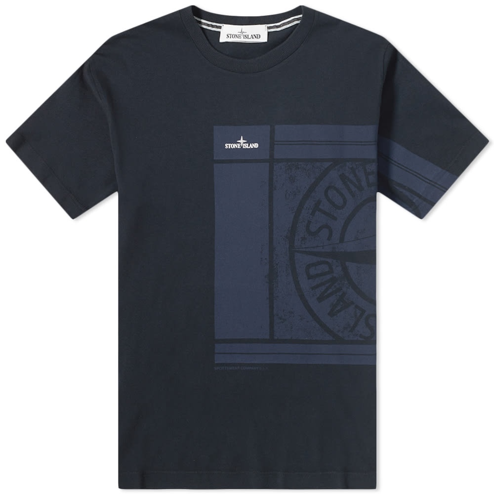 Stone Island Large Side Logo Tee - 1