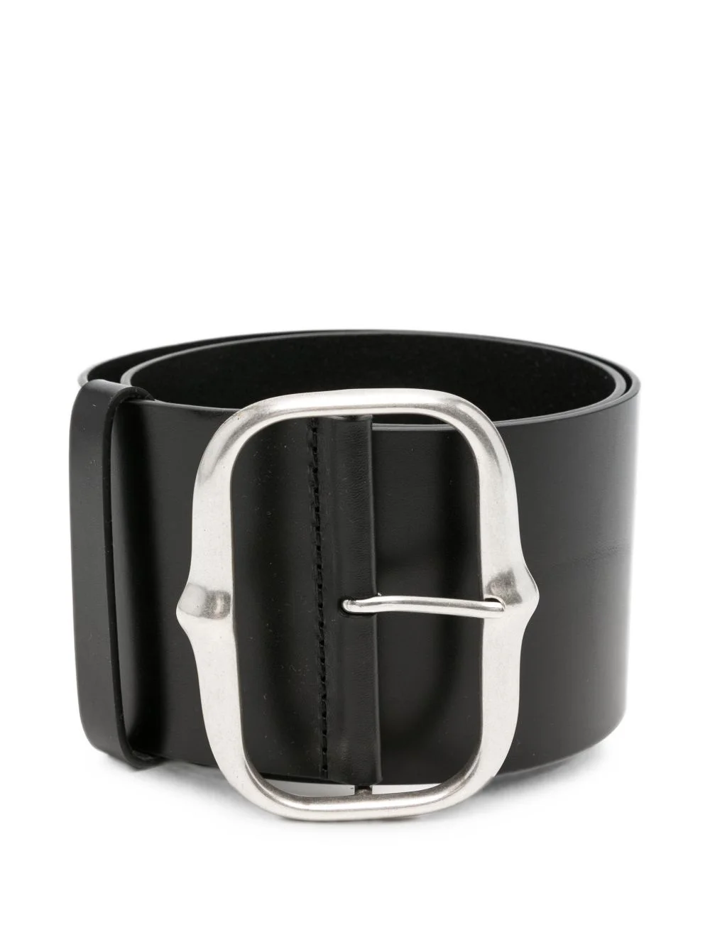 wide leather belt - 1