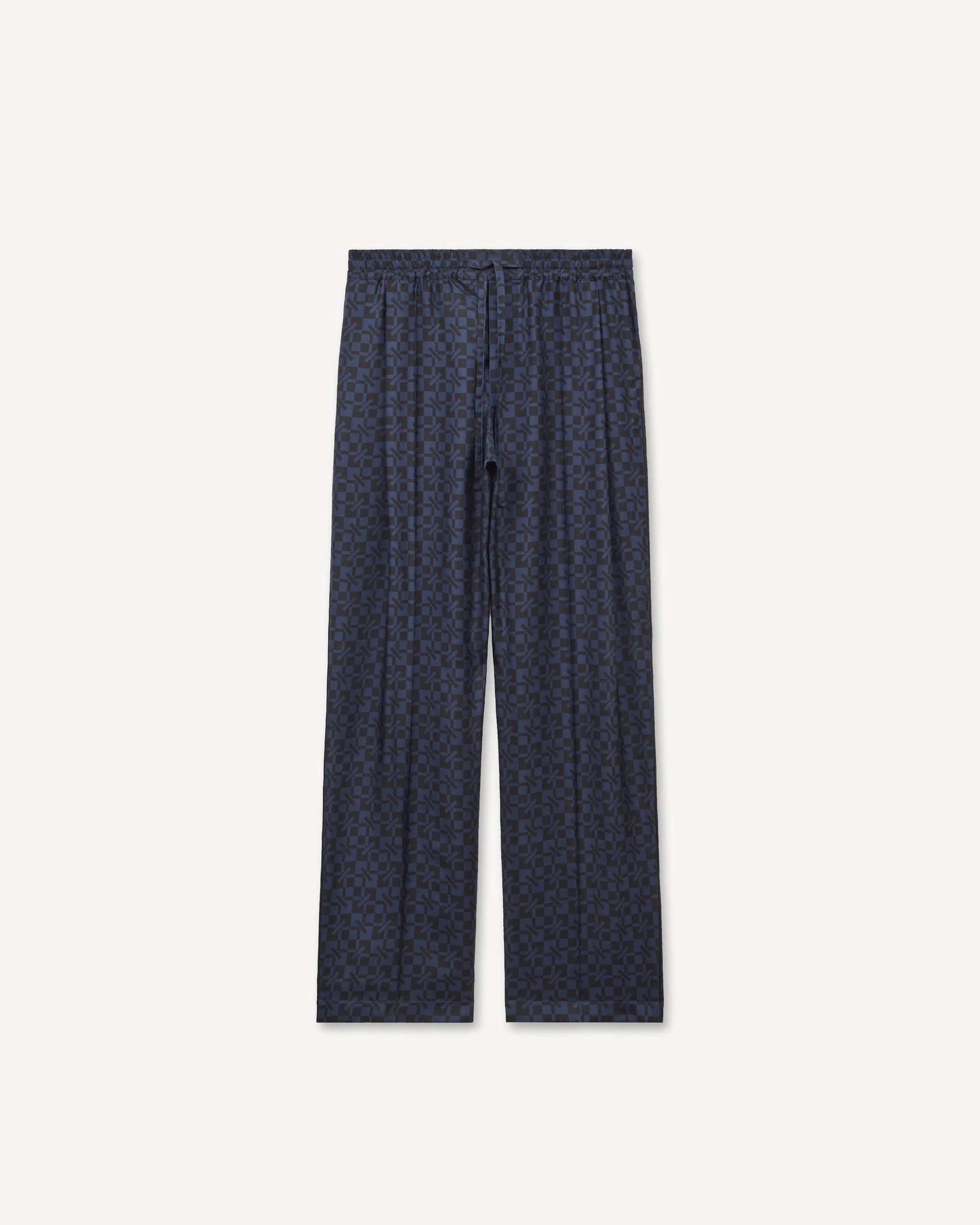 'Kenzogram' elasticated pants in silk - 1