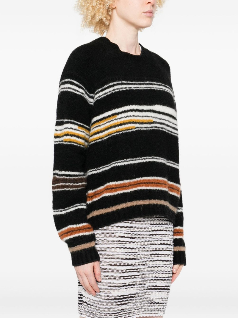 striped crew-neck sweater 3