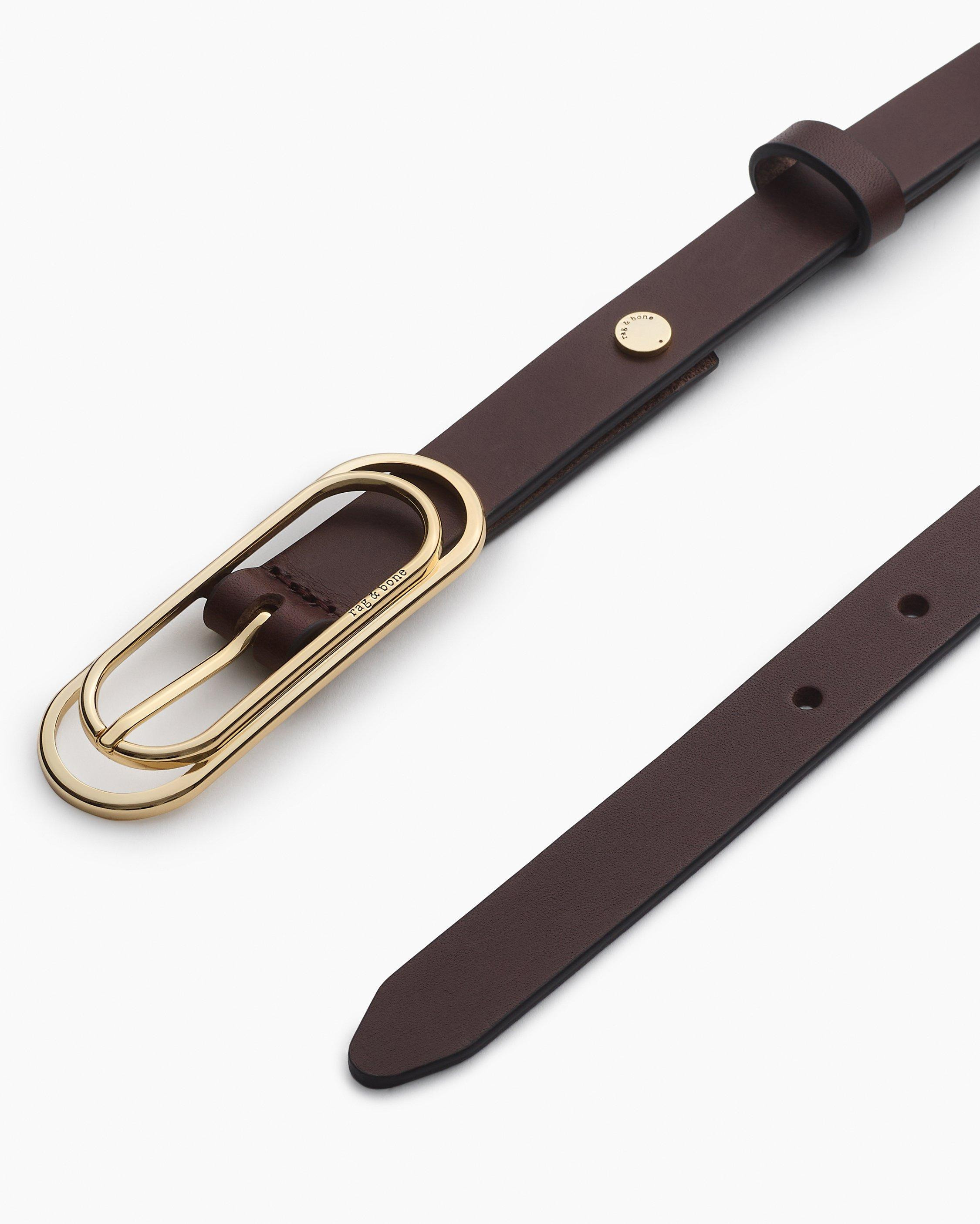 Duo Rounded Rebound Leather Belt - 3
