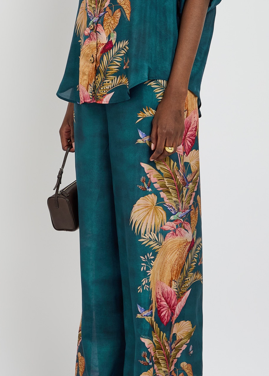 Zimmermann Ascension Relaxed Printed Silk Trousers - 5