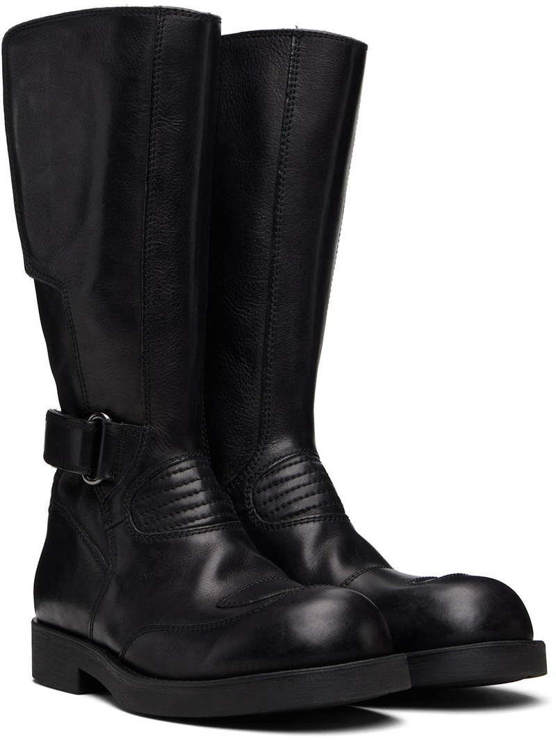 Black Biker Boots 4