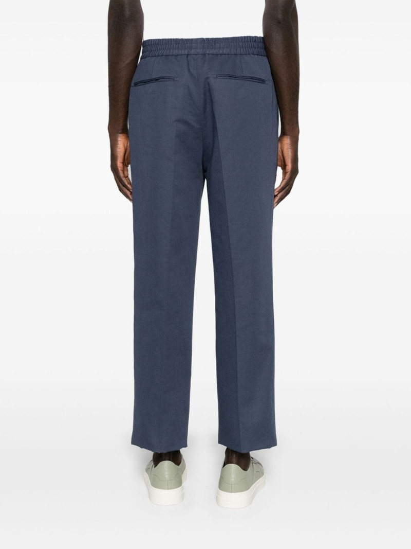 mid-rise tapered trousers 4