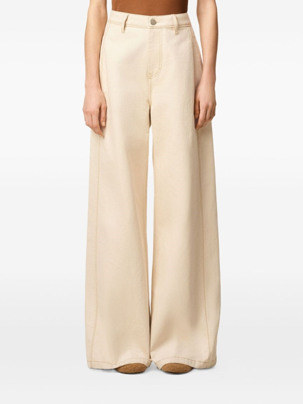 Super wide denim jeans - 5