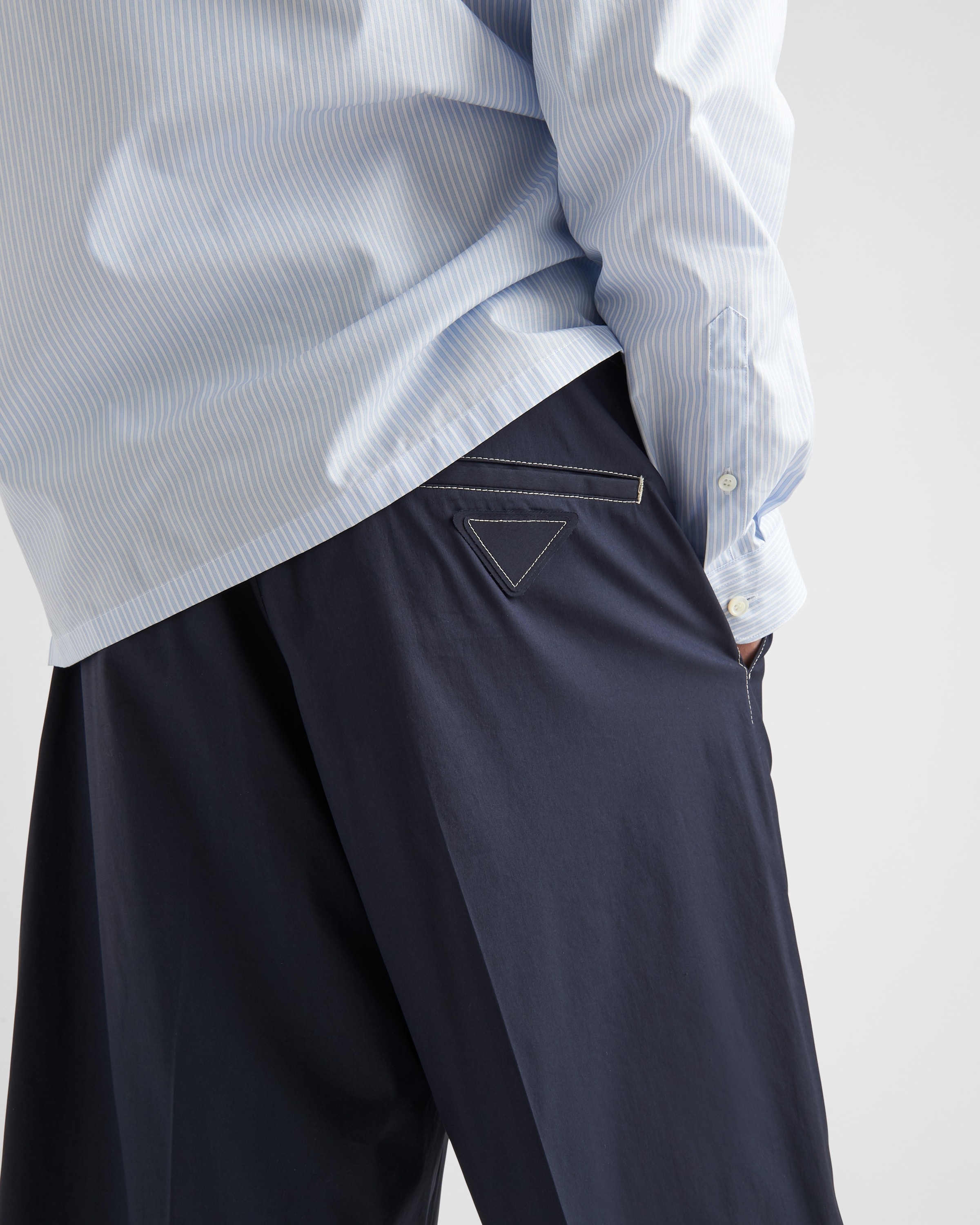 Stretch poplin Bermudas - 4