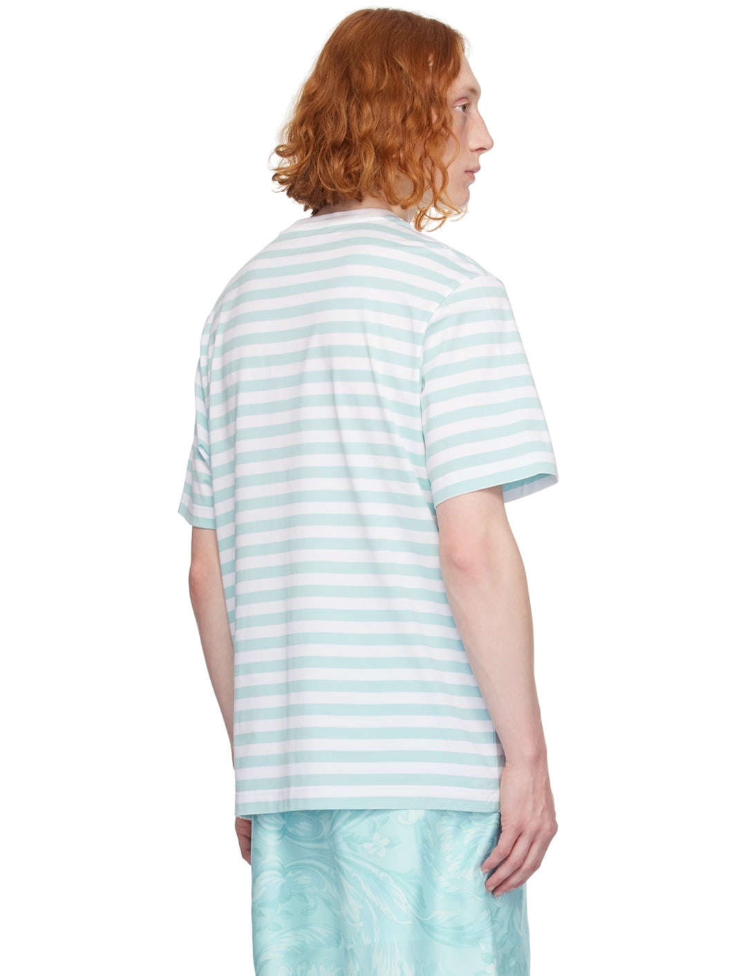 White & Blue Nautical Stripe T-Shirt - 3