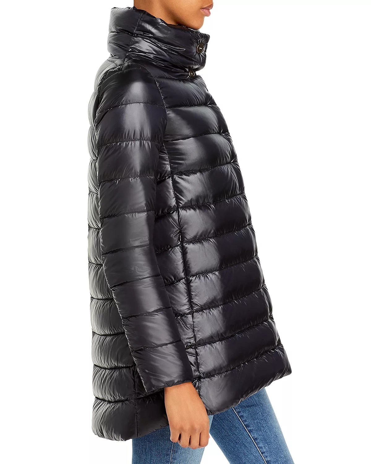 Amelia Stand Collar Down Coat - 3